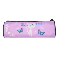 Trousse ronde Lili Lou - 1 compartiment - violet - Bagtrotter
