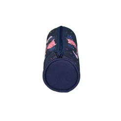 Trousse ronde Lili Lou - 1 compartiment - bleu - Bagtrotter