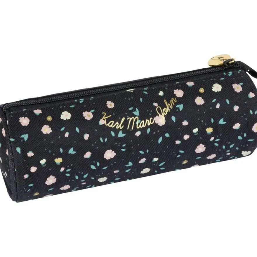 Trousse ronde Little Karl Marc John - 1 compartiment - noir - Oberthur