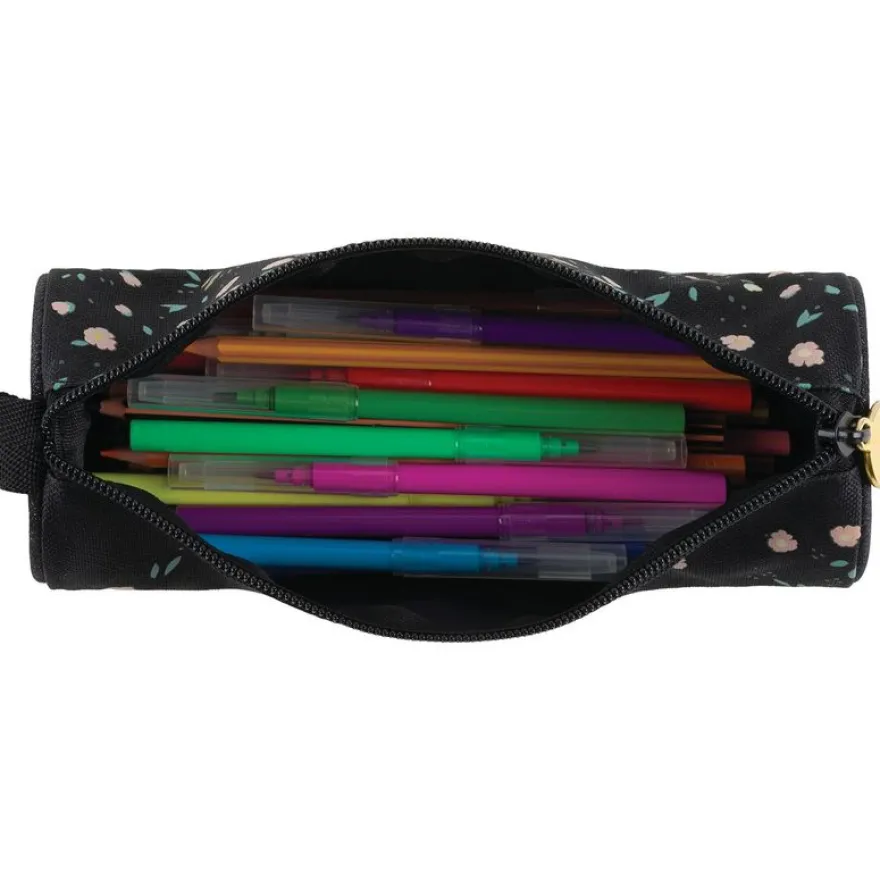 Trousse ronde Little Karl Marc John - 1 compartiment - noir - Oberthur
