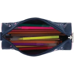 Trousse ronde Lola Espeleta - 1 compartiment - marine - Oberthur