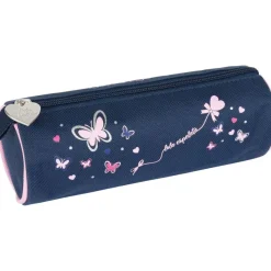 Trousse ronde Lola Espeleta - 1 compartiment - marine - Oberthur