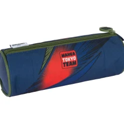 Trousse ronde Manga - 1 compartiment - marine - Oberthur