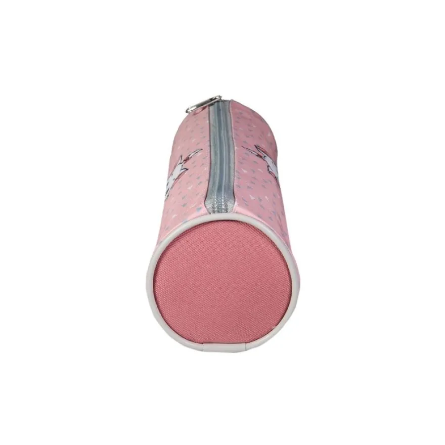 Trousse ronde Marie - 1 compartiment - rose - Bagtrotter