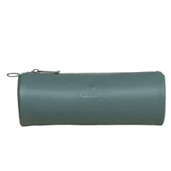 Trousse ronde Maya - 22 x 7 x 7 cm - 1 compartiment - disponible dans différentes couleurs - Biopic