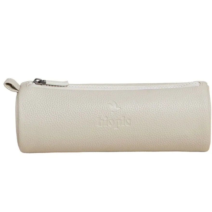 Trousse ronde Maya - 22 x 7 x 7 cm - 1 compartiment - disponible dans différentes couleurs - Biopic