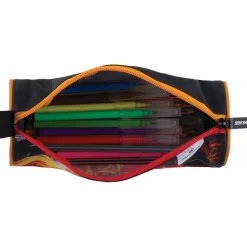 Trousse ronde Megacars / Megabikes - 1 compartiment - marine ou noir - Oberthur
