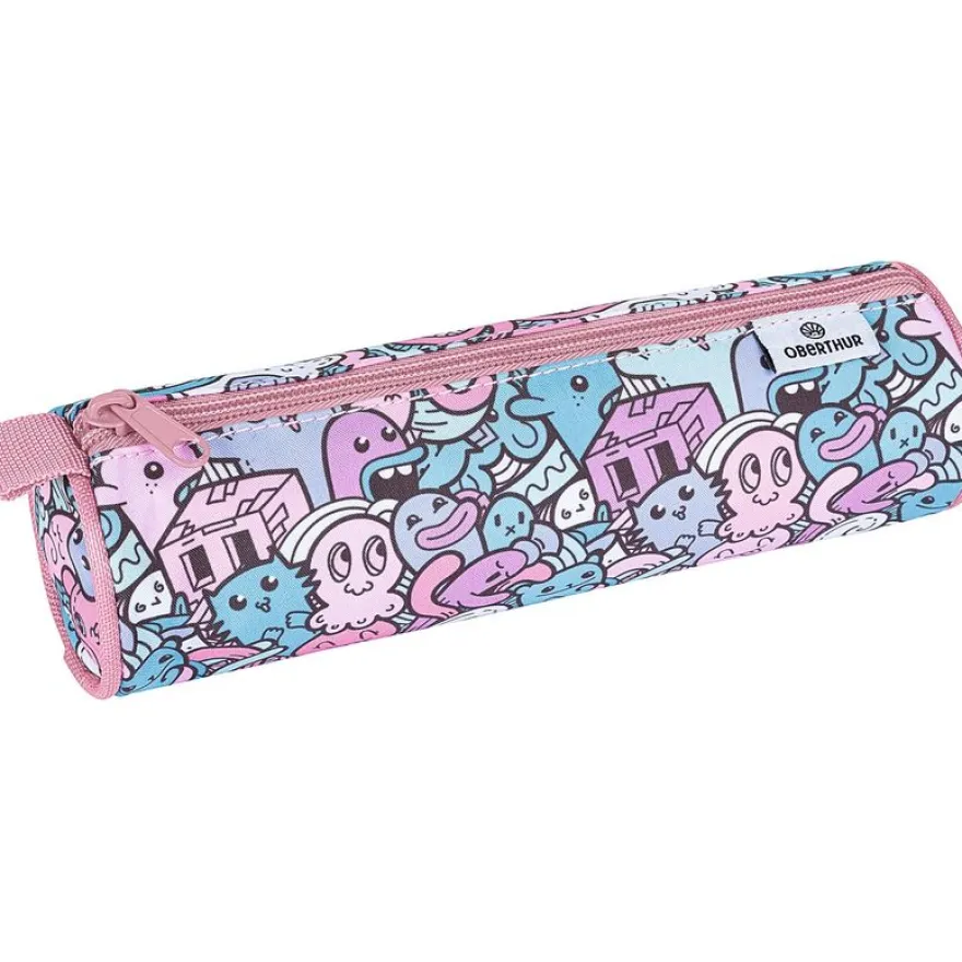 Trousse ronde Motif - 1 compartiment - différents modèles disponibles - Oberthur