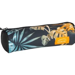 Trousse ronde Oxbow Monochrome - 1 compartiment - noir/blanc/orange - Hamelin