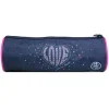Trousse ronde Poivre Blanc - 1 compartiment - bleu - Bagtrotter