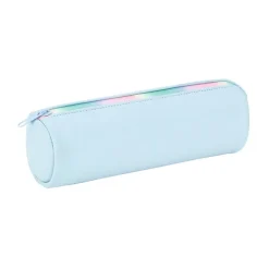 Trousse ronde Rainbow Pastel - 1 compartiment - 2 modèles disponibles - Viquel