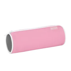 Trousse ronde Rubber - 1 compartiment - 4 coloris disponibles - Viquel