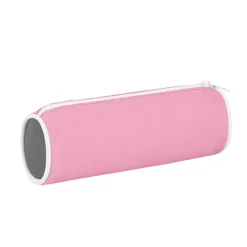 Trousse ronde Rubber - 1 compartiment - 4 coloris disponibles - Viquel