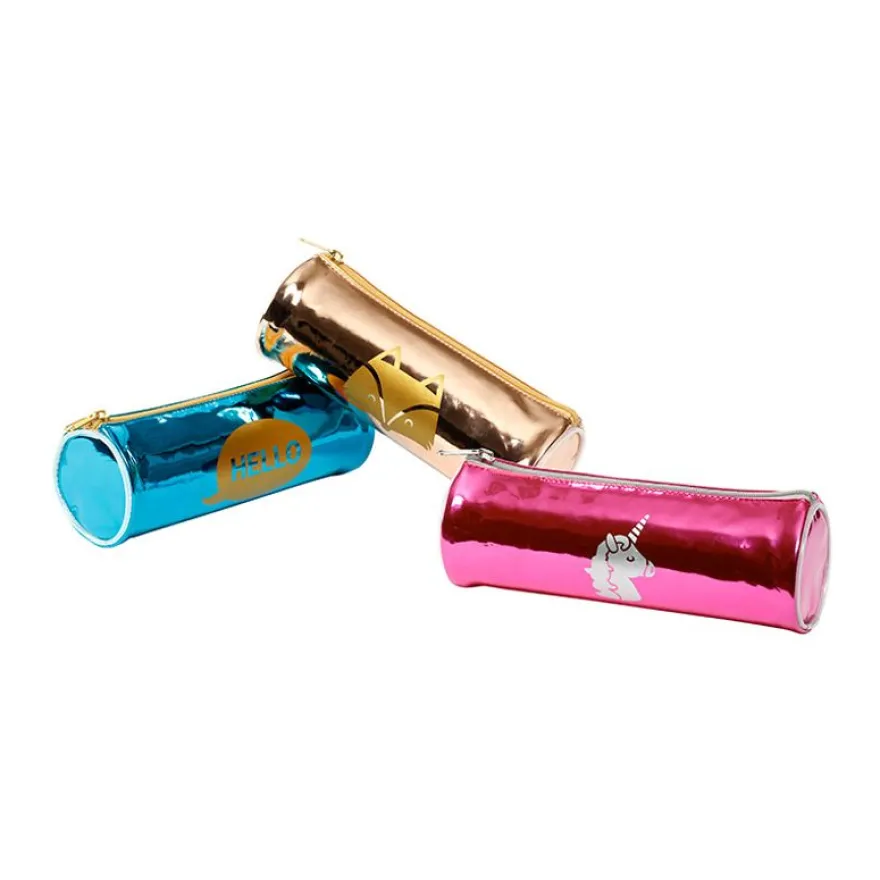 Trousse ronde Style - 1 compartiment - 3 coloris disponibles - Viquel