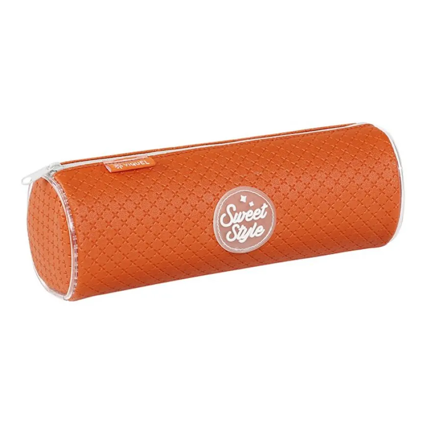 Trousse ronde Sweet Style - 1 compartiment - disponible dans différentes couleurs - Exclusivité Bureau Vallée - Viquel