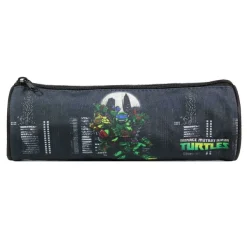 Trousse ronde Tortues Ninja - 1 compartiment - noir - Bagtrotter