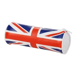 Trousse ronde World - 1 compartiment - 4 drapeaux disponibles - Viquel