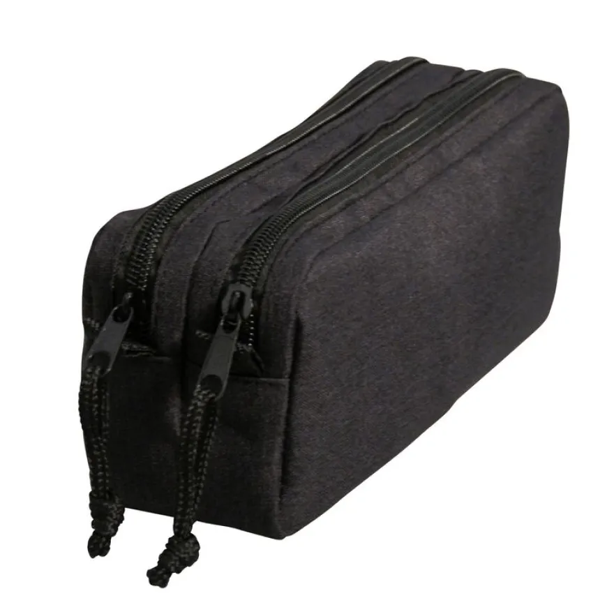 Trousse SCHOOL Maxi 2 compartiments coloris noir