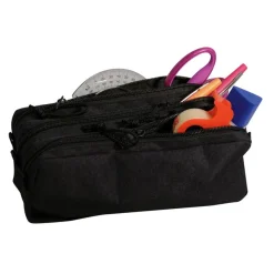 Trousse SCHOOL Maxi 3 compartiments coloris noir