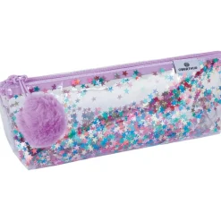 Trousse triangle Confettis - 1 compartiment - 4 décors assortis - Oberthur