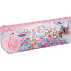 Trousse triangle Confettis - 1 compartiment - 4 décors assortis - Oberthur