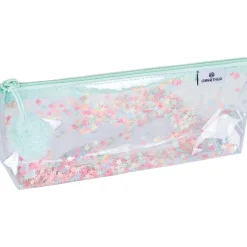 Trousse triangle Confettis - 1 compartiment - 4 décors assortis - Oberthur