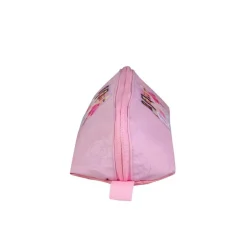 Trousse triangulaire Barbie réversible - 1 compartiment - rose - Bagtrotter