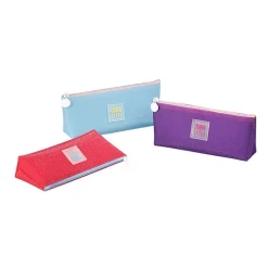 Trousse triangulaire Jelly - 1 compartiment - 3 coloris disponibles - Viquel