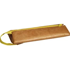 Trousse Walker Kraft - 1 compartiment - jaune fluo