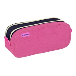 Trousse Wildflowers - 2 compartiments - bleu - Viquel