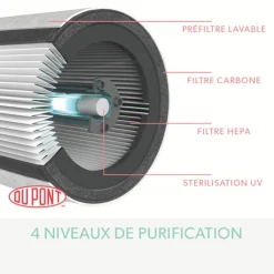 TruSens Z-2000 - Purificateur d'air pour pièce moyenne (35m²)