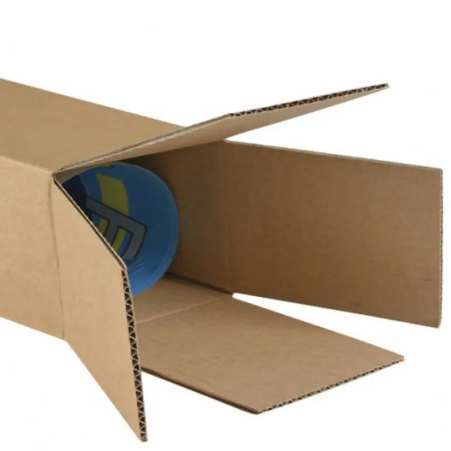 Tube d'expédition carré - 10 cm x 10 cm x 90 cm - Logistipack
