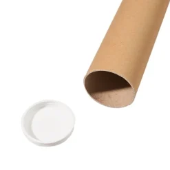 Tube d'expédition rond - 5 cm (diamètre) x 76 cm - brun - Logistipack