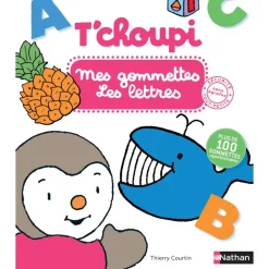 T'choupi : mes gommettes - les lettres - dès 3 ans