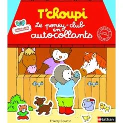 T'choupi Le Poney-club en autocollants