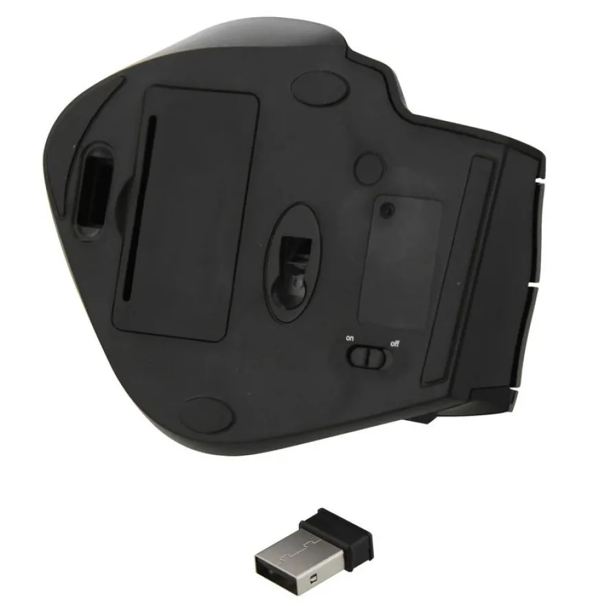 T'nB Ergo Line - souris sans fil ergonomique - noir, argent