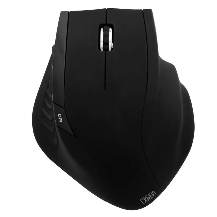 T'nB Ergo Line - souris sans fil ergonomique - noir, argent