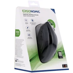 T'nB Ergo Line - souris sans fil ergonomique pour droitier - noir