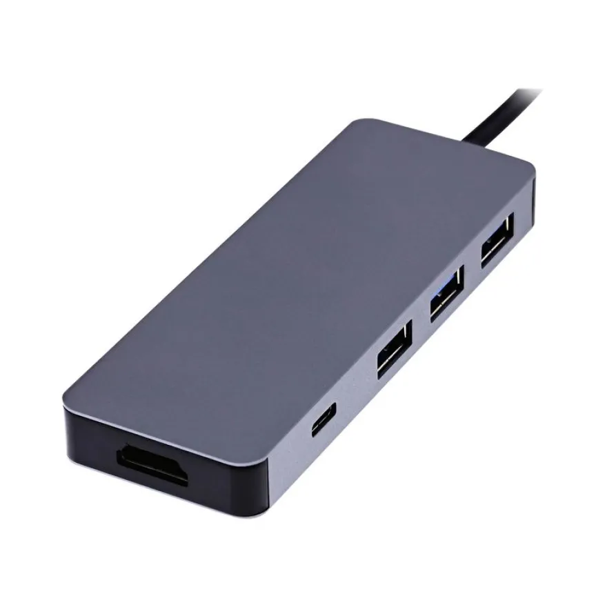 T'nB iClick 6 in 1 USB-C - station d'accueil 6 ports - HDMI, 3 USB 3.0, 2 USB-C