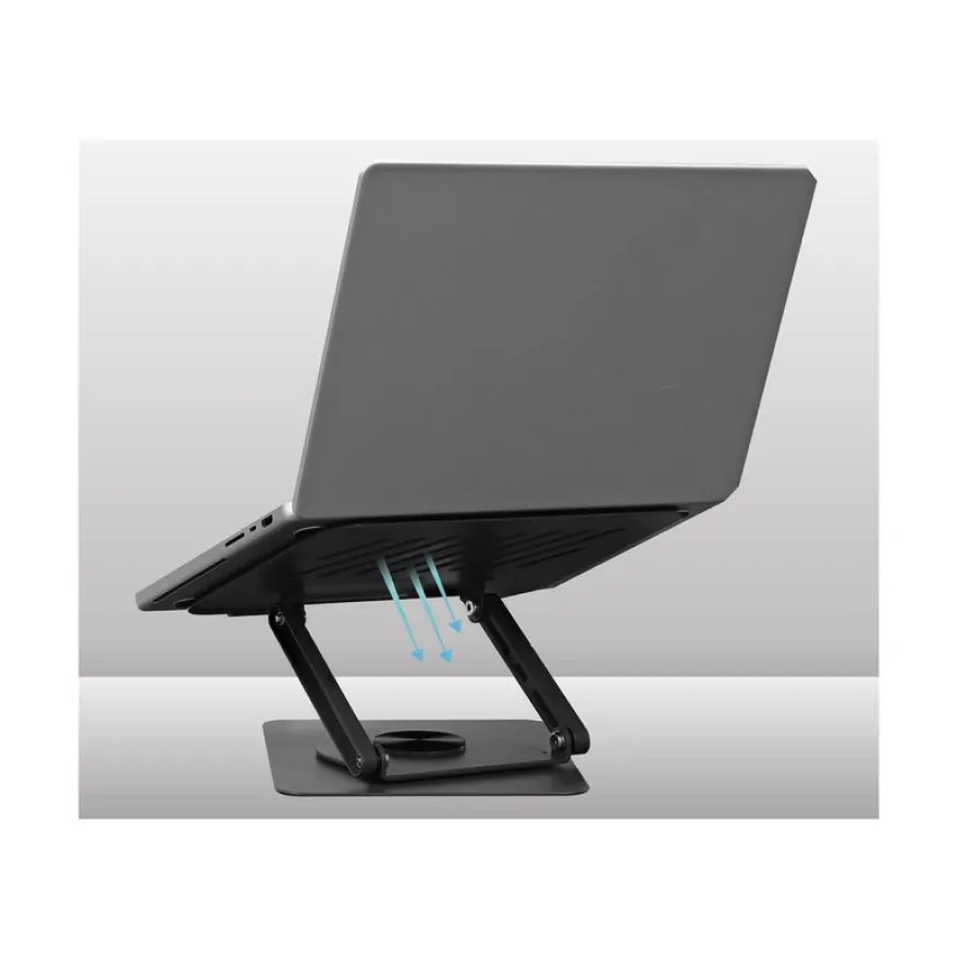T'nB iClick - Support pour ordinateur portable - jusqu'à 15" - aluminium