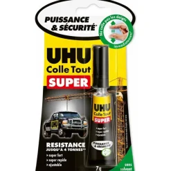 UHU - Colle Tout Super sans solvant - tube 7g