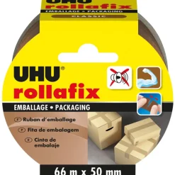 UHU - Ruban adhésif d'emballage - 50 mm x 66 m - brun