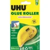 UHU Dry & Clean - Roller de colle repositionnable - 6,5 mm x 8,5 m