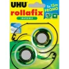 UHU rollafix - 2 Dévidoirs avec ruban de bureau invisible 15m