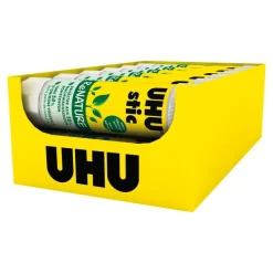 UHU stic ReNATURE - 12 Bâtons de colle - 40 g - Plastique écologique