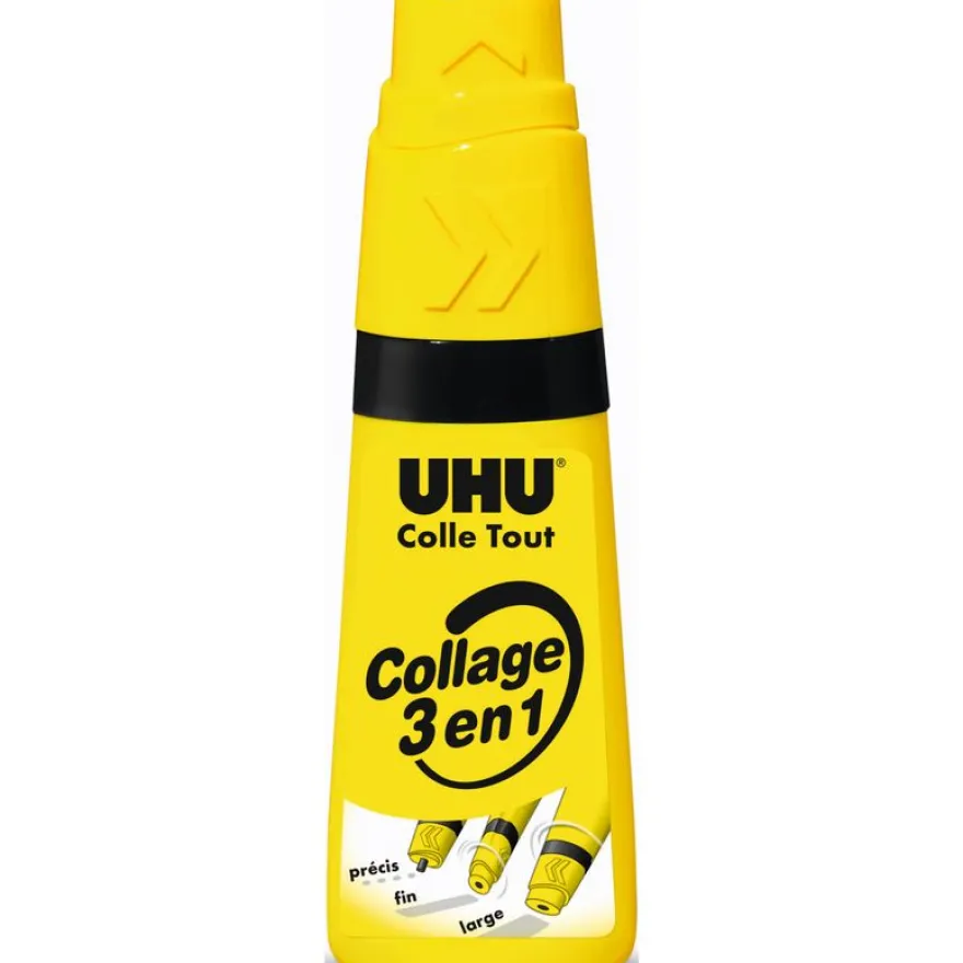 UHU Twist and glue - Flacon de colle liquide - Gel transparent - 35 ml