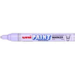 UNI PAINT PX - Marqueur permanent - pointe ogive - blanc