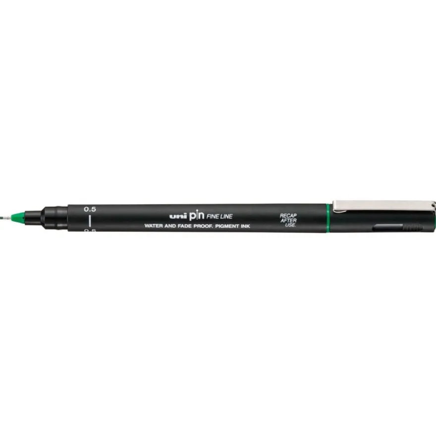 Uni-Ball - Feutre d’écriture PIN - vert - pointe 0.5