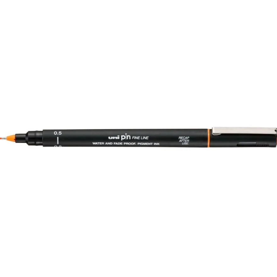 Uni-Ball - Feutre d’écriture PIN - orange - pointe 0.5