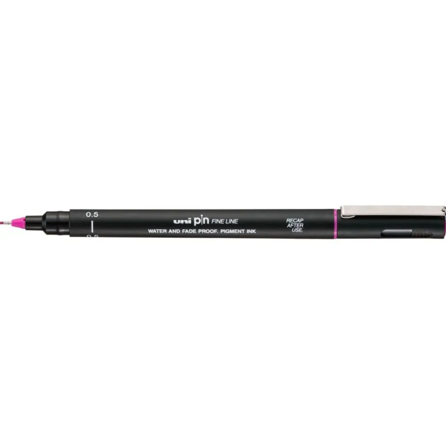 Uni-Ball - Feutre d’écriture PIN - rose - pointe 0.5